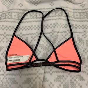 Forever 21 Swim - Neon Orange Triangle Bikini Top Size Small Forever 21 Swim - Neon Orange Triangle Bikini Top Size Small